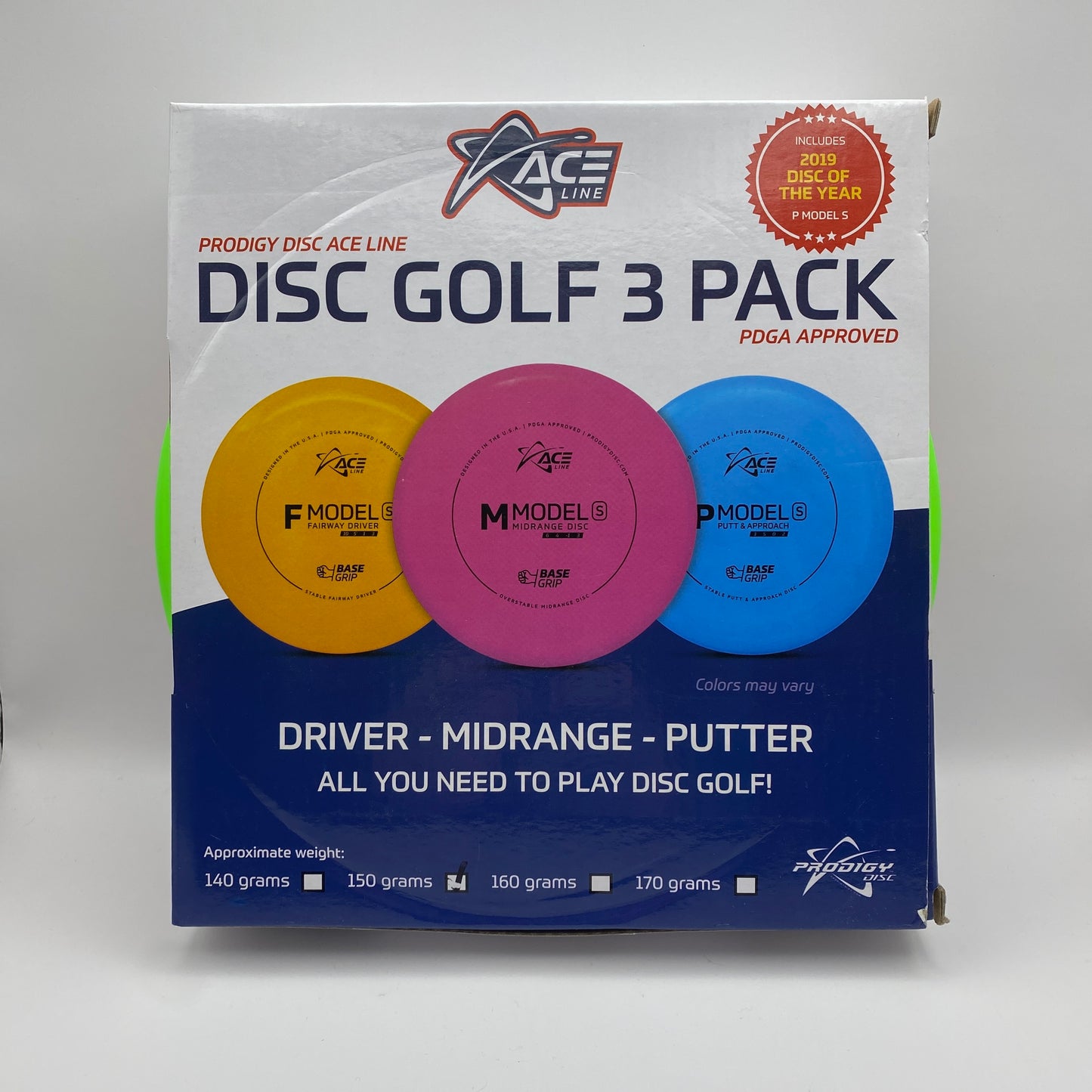 Prodigy Ace Line 3 Disc Starter Set (150g)