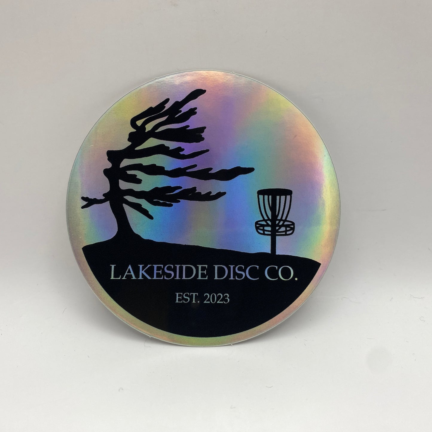 Lakeside Disc Co. 4” x 4” Outdoor Sticker
