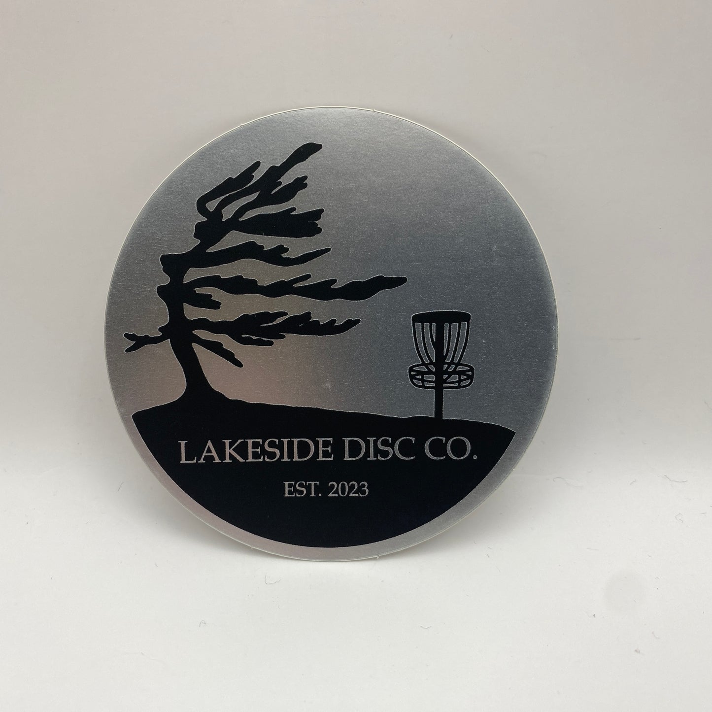 Lakeside Disc Co. 4” x 4” Outdoor Sticker
